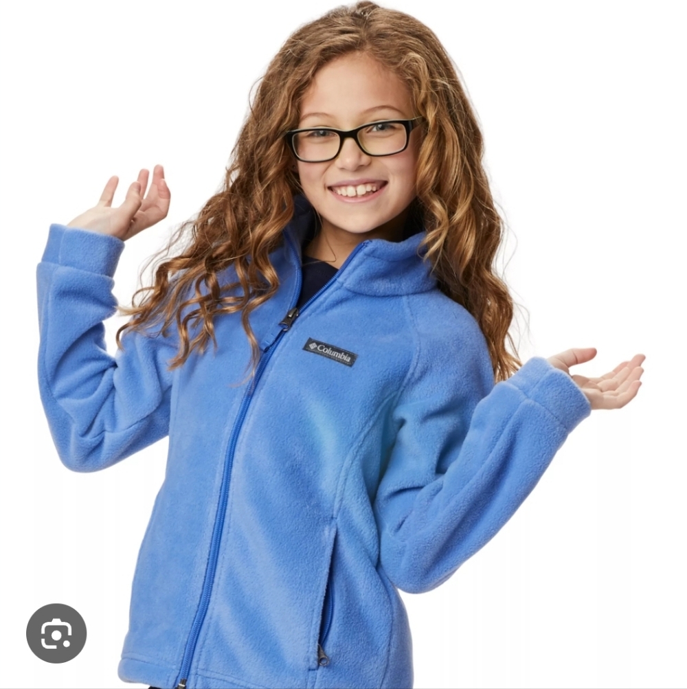 COLUMBIA Benton Springs Fleece Jacket Size Medium 10 12 Coat